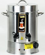 Resim Armağan 120 Bardak 2000W Çelik Çaycı Termostatlı Semaver Siyah Plastik Armağan