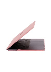 Resim Apple Uyumlu MacBook Air M1 Kılıf 13 İnç Kumaş Kaplama Goat Touchıd'li M1 Air A2337 A2179 A1932 İle Pembe 