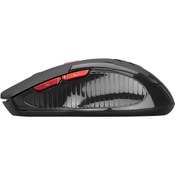 Resim Sm-763 Kırmızı 6D 2400 Dpi 2.4 Ghz Siyah Usb Oyuncu Led Aydınlatmalı Kablosuz Mouse Everest