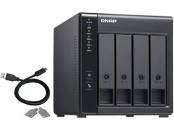 Resim QNAP TR-004 4 HDD Yuvalı 3.5\ NAS Depolama Ünitesi (QN-TR-004) 