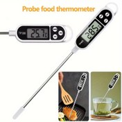 Resim 1 adet Yiyecek Termometresi TP300 Dijital Mutfak Termometresi Et Pişirme Yiyecek Probü BBQ Elektronik Fırın Mutfak Araçları 