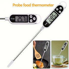 Resim 1 adet Yiyecek Termometresi TP300 Dijital Mutfak Termometresi Et Pişirme Yiyecek Probü BBQ Elektronik Fırın Mutfak Araçları 