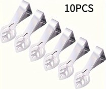 Resim Trendooze 10 Adet Paslanmaz Çelik Kelebek Masa Örtüsü Klipsi - Çiçek Desenli 