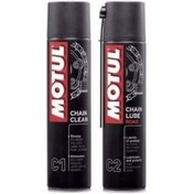 Resim Motul Motosiklet Zincir Yağı Bakım Seti C2 C1 Chain Road 400 ml 