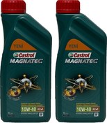 Resim Castrol Magnatec 10W-40 A3 / B4 Motor Yağı 2 x 1 L 