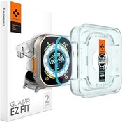 Resim Qedii Watch 49Mm (Ultra 2/1) Cam Ekran Koruyucu Kolay Kurulum Glas.Tr Ez Fit Slim Hd (2 Adet) - Agl05556 