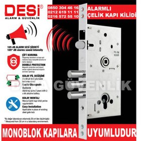 Resim Desi Alarmlı Kapı Kilidi Dak Kilit Kargo Ücretsiz Hem Kilit Hem Alarm Sistemi Bir Arada! Bir çok çelik kapıya uyumlu alarmlı kilit.