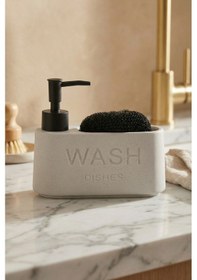 Resim Rory Sünger Hazneli Sıvı Sabunluk - 430 Ml Beyaz 