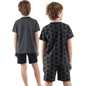 Resim Denokids Yıldızlı Dino Erkek Çocuk 2'li Pijama Takım 