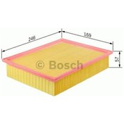 Resim Bosch 1457433265 Hava Fıltresı Brava Bravo Marea Alfa 145 146 / 55 1.4 / 1.6 / 2.0 Sungerlı 