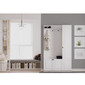 Resim Rabi Mobilya Beyza Country Portmanto 