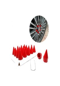 Resim Tiger Marketing Sivri19 Mm. Bijon Kapağı Kırmızı Bijon Kapağı 