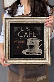 Resim Oscar Stone Decor Çerçeveli Tablo Taş Duvar Dekoru 30 X 30 Cm Le Petit Cafe 