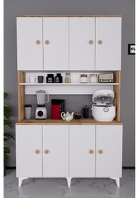 Resim Urla Kahve Köşesi Çok Amaçlı Mutfak Kiler Erzak Dolabı Atlantik Çam Atlantik Çam 