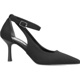 Resim Elit 25kmst1117z Kadın Klasik Topuklu Ayakkabı Siyah Siyah 