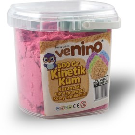 Resim Venino 500 Gr Kinetik Kum Kova Boy - Premium Kalite Oyun Kalıbı Hediyeli 