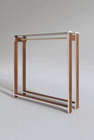 Resim Kenzlife Giysi Dolabı Maksut 135*100*40 Cvz Askılık Ayakkabılık 