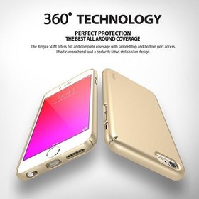 Resim Ringke Slim iPhone 6S Plus/6 Plus ile uyumlu Kılıf Orjinal - Royal Gold 