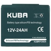 Resim Kuba E Bike Elektirikli Bisiklet Akü 12v 24 Ah Silikon 2019 /12 