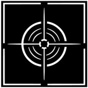 Resim Geometrik Hedef Sticker Oto Motor Laptop Duvar Folyo Sticker 60 X 60 Cm 