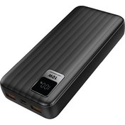 Resim K52 20.000 mAh LED Göstergeli Siyah Powerbank Dexim