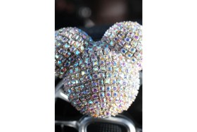 Resim Tasarım Arabam Panda Koku Yaldız Taş & Bagetsiz 