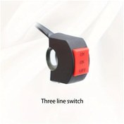 Resim Dream011 Motorcycle Üç Hatlı Kontrol Anahtarı Abs Malzeme Dayanıklı Kolay Montaj 