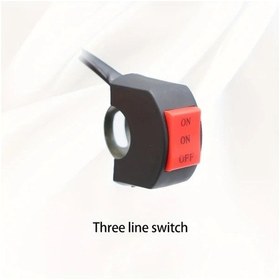 Resim Dream011 Motorcycle Üç Hatlı Kontrol Anahtarı Abs Malzeme Dayanıklı Kolay Montaj 