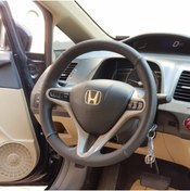 Resim M&R OTO KILIF AKSESUAR Honda Cıvıc Fd6 Araç Için Çift Desenli I Deri Araç Direksiyon Kılıfı 