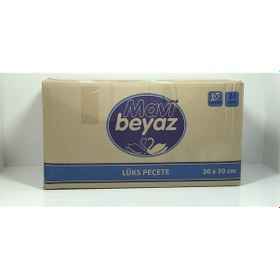 Resim Peçete 30X30 24'Lü Mavi-Beyaz 