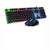 Resim SNEXPRES Işıklı Q Klavye - Mouse - Rgb Aydınlatmalı Türkçe Klavye- Oyuncu Klavyesi 