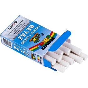 Resim Nova Color Tozsuz Beyaz Tebeşir 10'lu Paket 