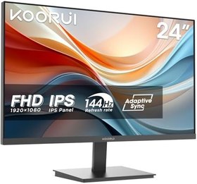 Resim KOORUI E2411H 24 inç Monitör Full HD, 120 Hz, 5ms, Göz Konforu, sRGB%99 Farbumfangs, (1920 x 1080, HDMI, VGA, Neigbar, VESA 75x75) 