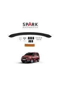 Resim Citroen Berlingo 2019- Yılı Ve Sonrası Uyumlu Kaput Rüzgarlığı 4mm Siyah 