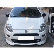 Resim Fiat Punto Evo Steinmetz Ön Ek 2009 2010 2011 2012 Mat Siyah Plastik Ön Karlık 