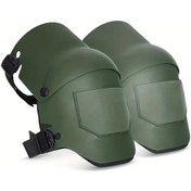 Resim Willowhaven 1 Çift Ultra Flex Yeşil Dizlik Ayarlanabilir Diz Koruma İnşaat Bahçe Yeşil 