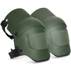 Resim Willowhaven 1 Çift Ultra Flex Yeşil Dizlik Ayarlanabilir Diz Koruma İnşaat Bahçe Yeşil 