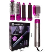 Resim Dempower Dp-36 Elektrikli Fırça Seti 5 Başlık ile Dalga Yapma Özelliği Gri 