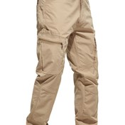 Resim Solid Casual Erkeklerin Açık Hava Çok Cep Detaylı Kargo Pantolonu, Yürüyüş Kampçılık Balıkçılık 