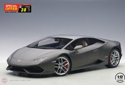 Resim 1:12 Autoart 2014 Lamborghini Huracan LP610-4 - Gri 