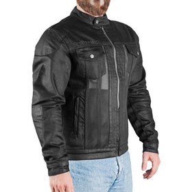 Resim The Biker Jeans Black Ice Korumalı File Motosiklet Kot Montu 