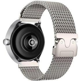 Resim Huawei Watch Gt5 Pro 46mm Zore Krd-100 22mm Titanyum Hasır Kordon 