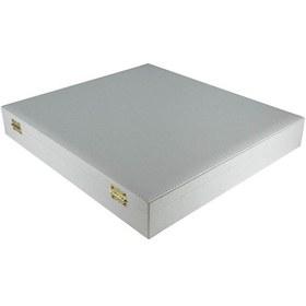 Resim Beyaz Renk Koleksiyonluk 21'li Deri Tesbih Kutusu 