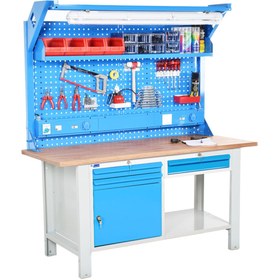 Resim starçelik Atölye Çalışma Tezgahı (1600x720x830-930/1844 mm) 