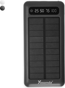 Resim Yosonda A79 20000 mAh Solar Şarj Özellikli 4 İn1 Ekranlı Powerbank 