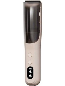 Resim Willowhaven Hotu Usb Şarjlı Pembe Vakumlu Saç Kesme Makinesi Evde Kullanım İçin Pratik 