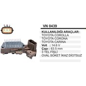 Resim Konjektor 12V Corolla Uyumlu Corona Carina 3 Fisli 504629456 