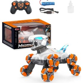 Resim Vardem Uzaktan Kumandalı Full Fonksiyon 8 Teker Buharlı 2.4g Şarjlı Dinozor Araba 