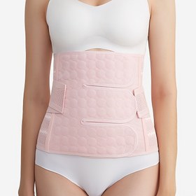 Resim Pembe Postpartum Kemeri - Ayarlanabilir, Nefes Alabilen, Kumaş, Orta Kontrol Seviyesi, Postnatal Vücut Şekillendirme ve Karın Desteği için Mükemmel, Postpartum Ekipmanı | Ayarlanabilir Destek Kemeri | Rahat Fit Kemeri 
