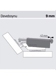 Resim Gürdalboyahırdavat Samet Star Plus Menteşe Yavaşlatıcı Fren Düz-Gri 